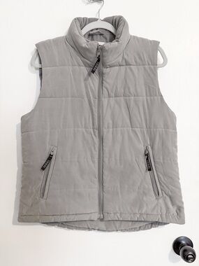 Tribal Light Gray Quilted Jacket L/G
